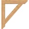 Ekena Millwork Traditional Slat Smooth Bracket w/ Offset Brace, Western Red Cedar, 7 1/2"W x 40"D x 44"H BKT0806X40X44TRA06SWR - alternate 4